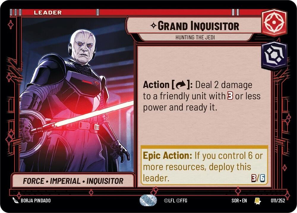 Grand Inquisitor - Hunting the Jedi (011/252) [Spark of Rebellion] | Shuffle n Cut Hobbies & Games