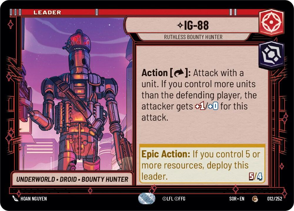 IG-88 - Ruthless Bounty Hunter (012/252) [Spark of Rebellion] | Shuffle n Cut Hobbies & Games