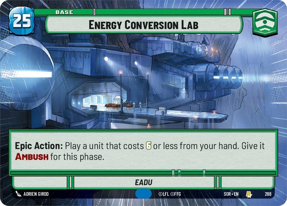 Energy Conversion Lab (Hyperspace) (288) [Spark of Rebellion] | Shuffle n Cut Hobbies & Games