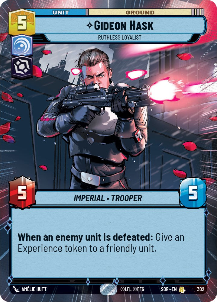 Gideon Hask - Ruthless Loyalist (Hyperspace) (302) [Spark of Rebellion] | Shuffle n Cut Hobbies & Games