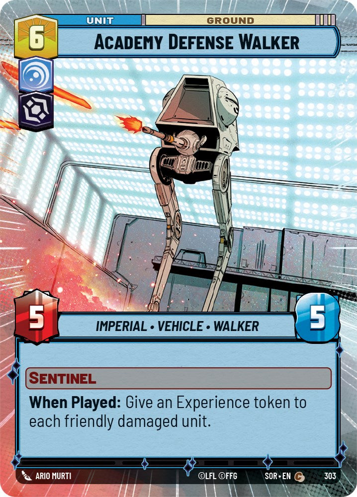 Academy Defense Walker (Hyperspace) (303) [Spark of Rebellion] | Shuffle n Cut Hobbies & Games