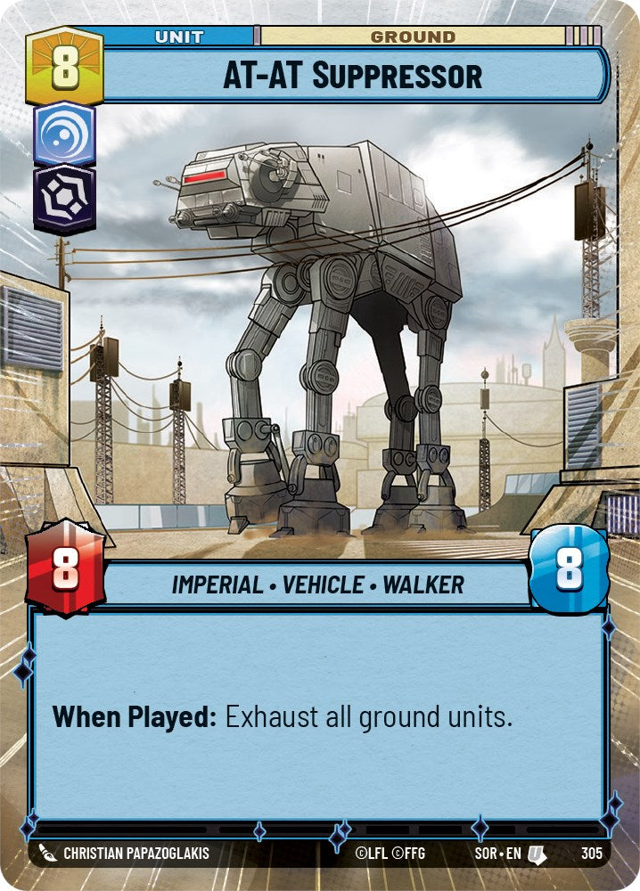 AT-AT Suppressor (Hyperspace) (305) [Spark of Rebellion] | Shuffle n Cut Hobbies & Games