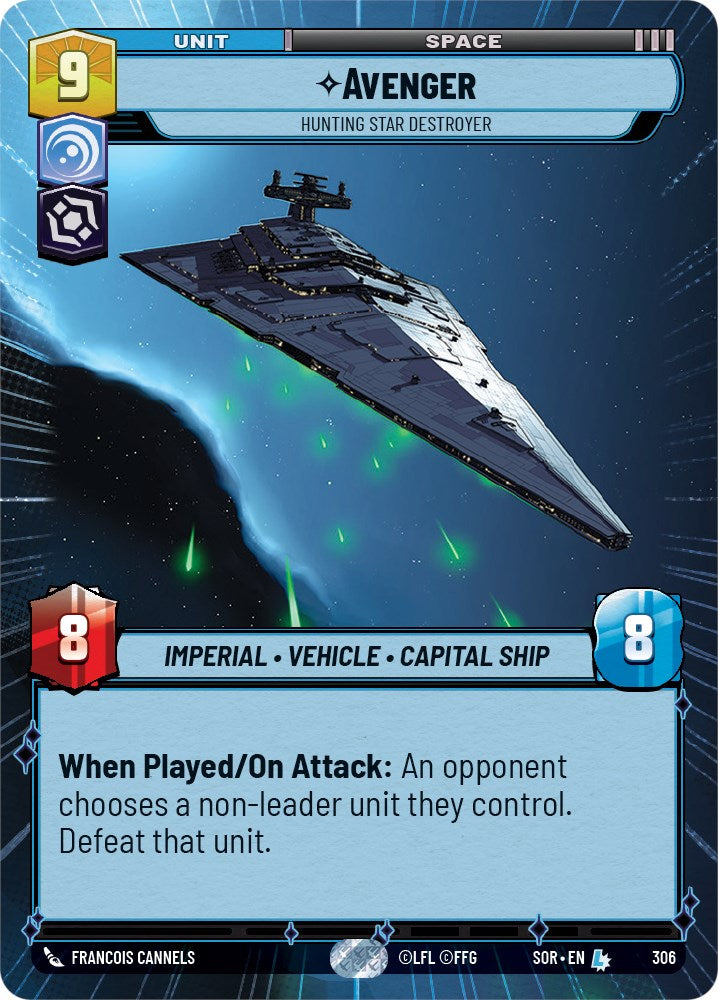 Avenger - Hunting Star Destroyer (Hyperspace) (306) [Spark of Rebellion] | Shuffle n Cut Hobbies & Games