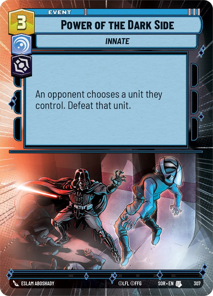 Power of the Dark Side (Hyperspace) (307) [Spark of Rebellion] | Shuffle n Cut Hobbies & Games