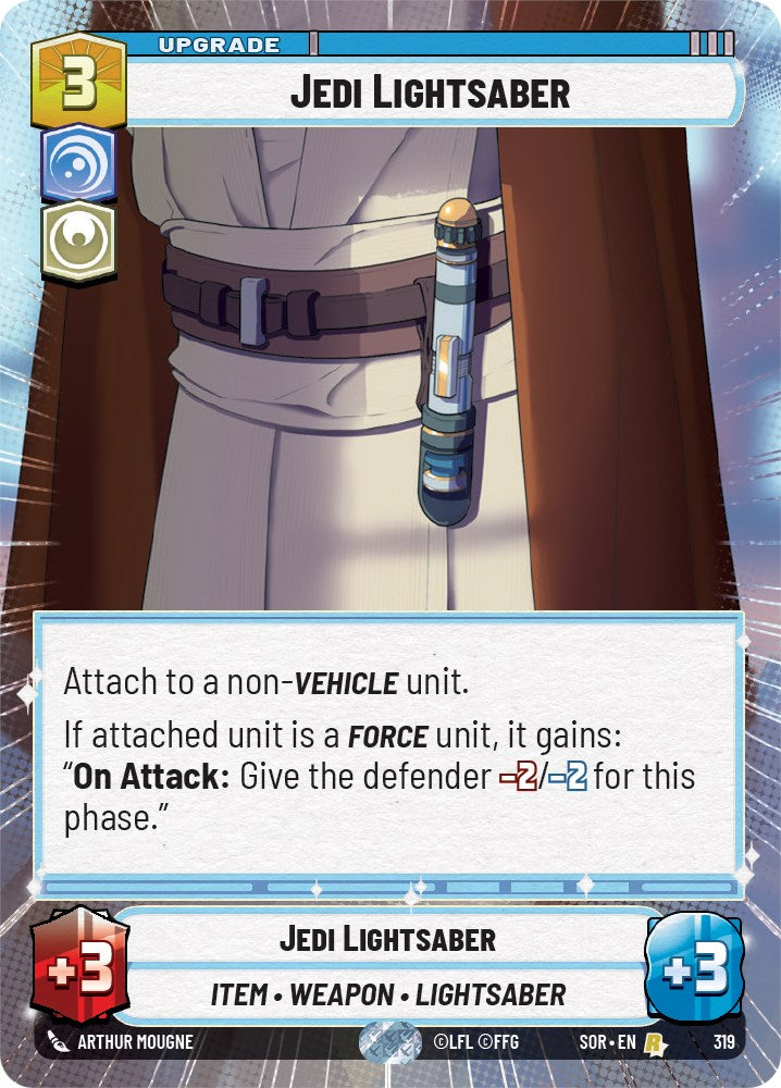 Jedi Lightsaber (Hyperspace) (319) [Spark of Rebellion] | Shuffle n Cut Hobbies & Games