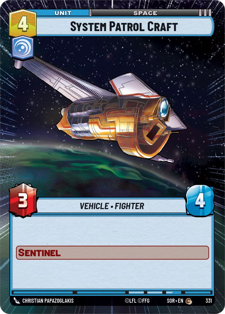 System Patrol Craft (Hyperspace) (331) [Spark of Rebellion] | Shuffle n Cut Hobbies & Games