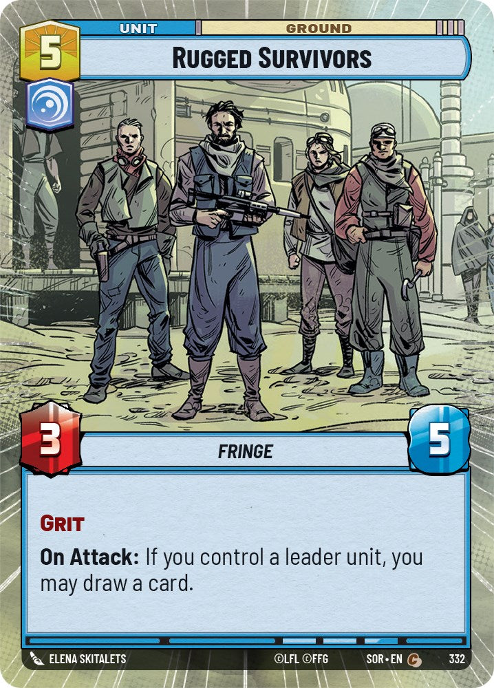 Rugged Survivors (Hyperspace) (332) [Spark of Rebellion] | Shuffle n Cut Hobbies & Games