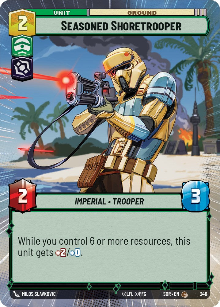 Seasoned Shoretrooper (Hyperspace) (346) [Spark of Rebellion] | Shuffle n Cut Hobbies & Games