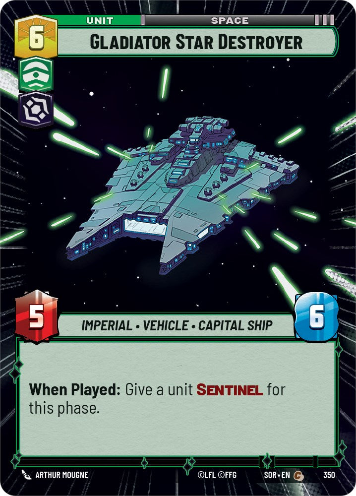Gladiator Star Destroyer (Hyperspace) (350) [Spark of Rebellion] | Shuffle n Cut Hobbies & Games