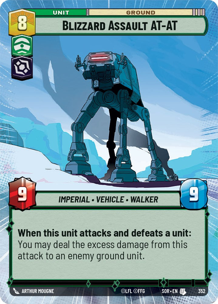 Blizzard Assault AT-AT (Hyperspace) (352) [Spark of Rebellion] | Shuffle n Cut Hobbies & Games