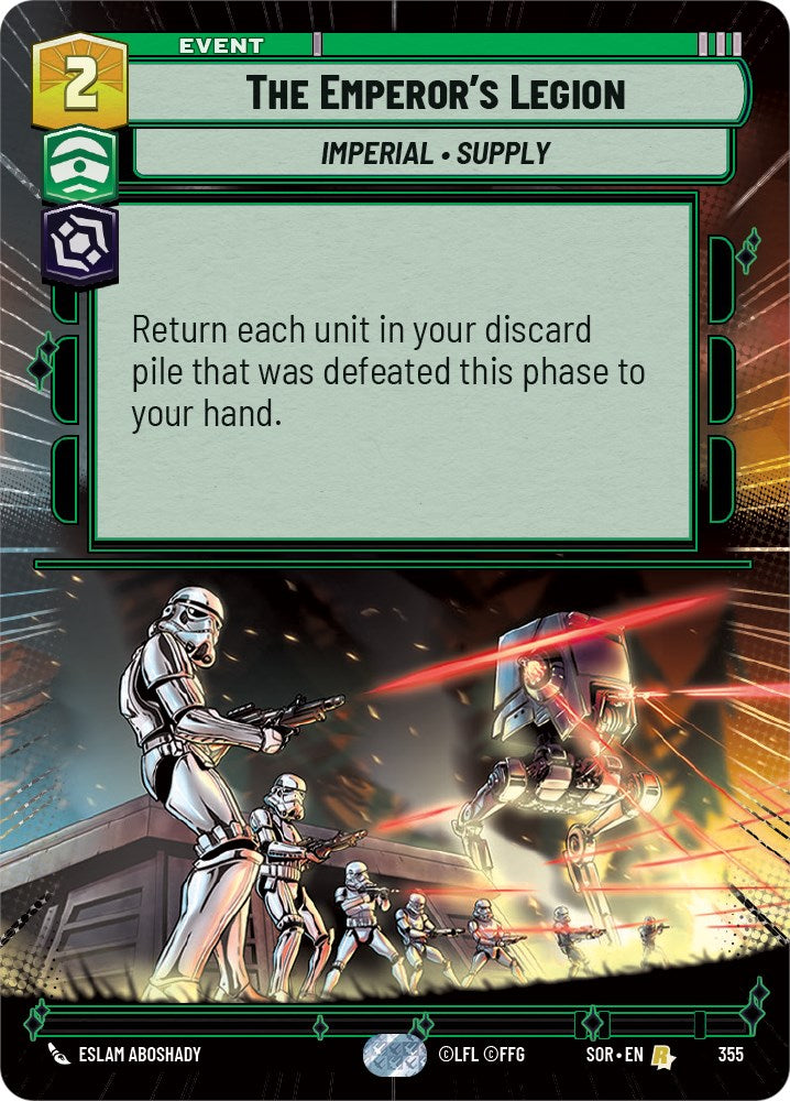 The Emperor's Legion (Hyperspace) (355) [Spark of Rebellion] | Shuffle n Cut Hobbies & Games