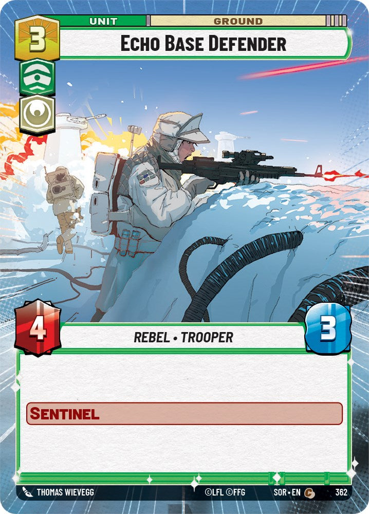 Echo Base Defender (Hyperspace) (362) [Spark of Rebellion] | Shuffle n Cut Hobbies & Games