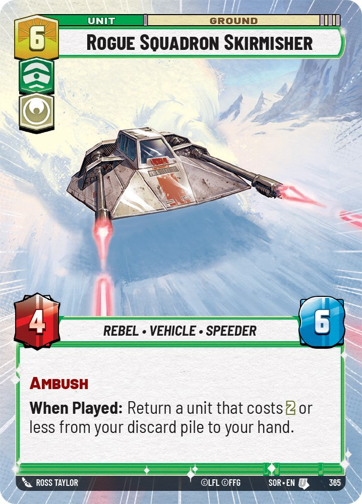 Rogue Squadron Skirmisher (Hyperspace) (365) [Spark of Rebellion] | Shuffle n Cut Hobbies & Games