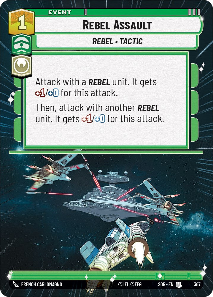 Rebel Assault (Hyperspace) (367) [Spark of Rebellion] | Shuffle n Cut Hobbies & Games