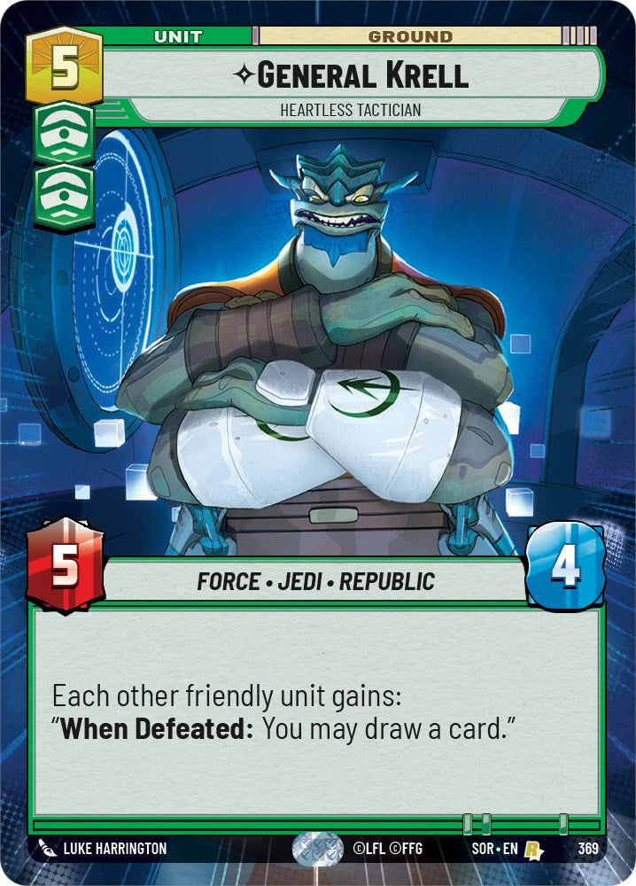 General Krell - Heartless Tactician (Hyperspace) (369) [Spark of Rebellion] | Shuffle n Cut Hobbies & Games