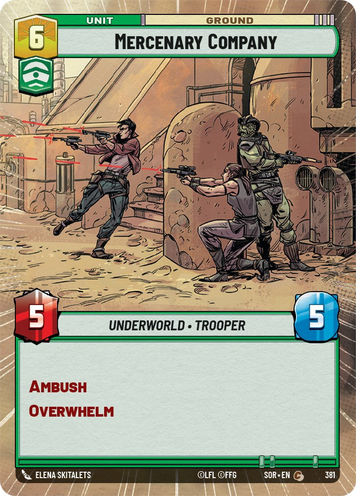 Mercenary Company (Hyperspace) (381) [Spark of Rebellion] | Shuffle n Cut Hobbies & Games
