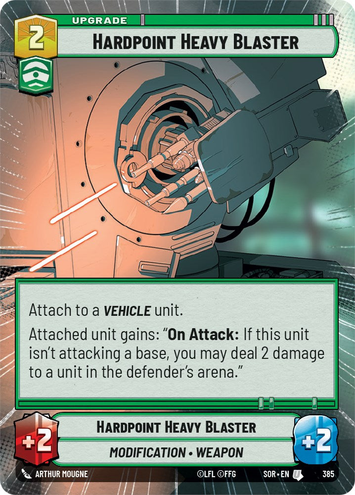 Hardpoint Heavy Blaster (Hyperspace) (385) [Spark of Rebellion] | Shuffle n Cut Hobbies & Games