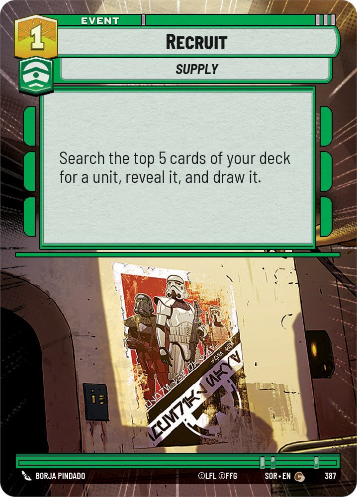 Recruit (Hyperspace) (387) [Spark of Rebellion] | Shuffle n Cut Hobbies & Games