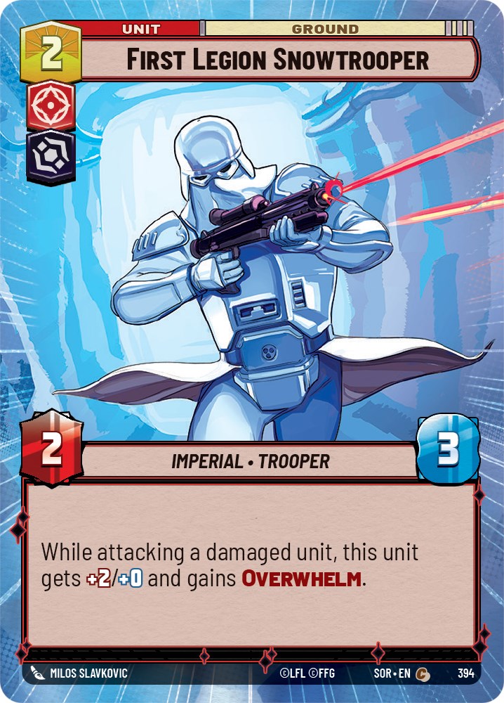 First Legion Snowtrooper (Hyperspace) (394) [Spark of Rebellion] | Shuffle n Cut Hobbies & Games