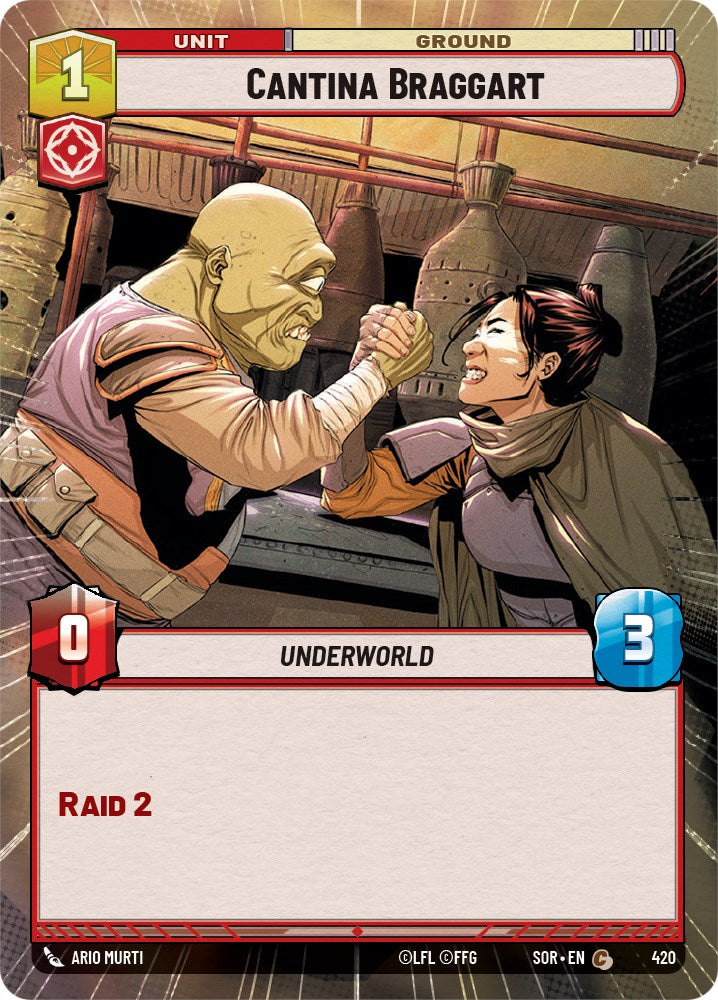 Cantina Braggart (Hyperspace) (420) [Spark of Rebellion] | Shuffle n Cut Hobbies & Games