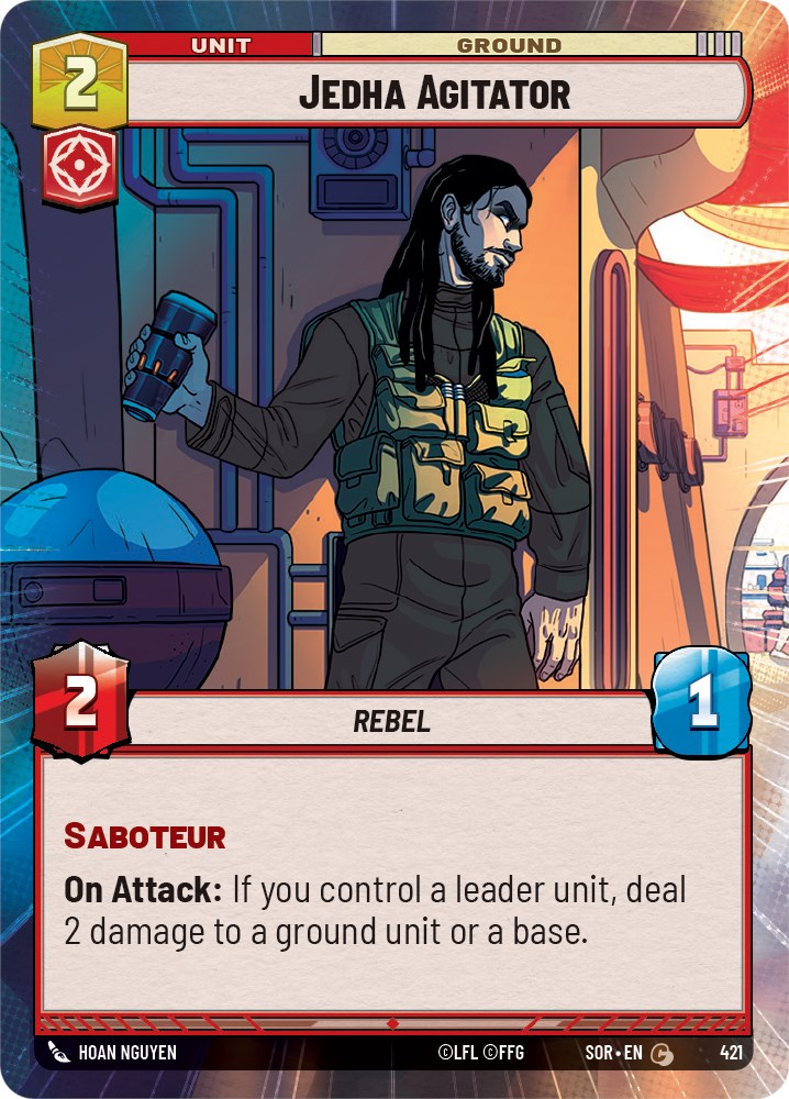 Jedha Agitator (Hyperspace) (421) [Spark of Rebellion] | Shuffle n Cut Hobbies & Games