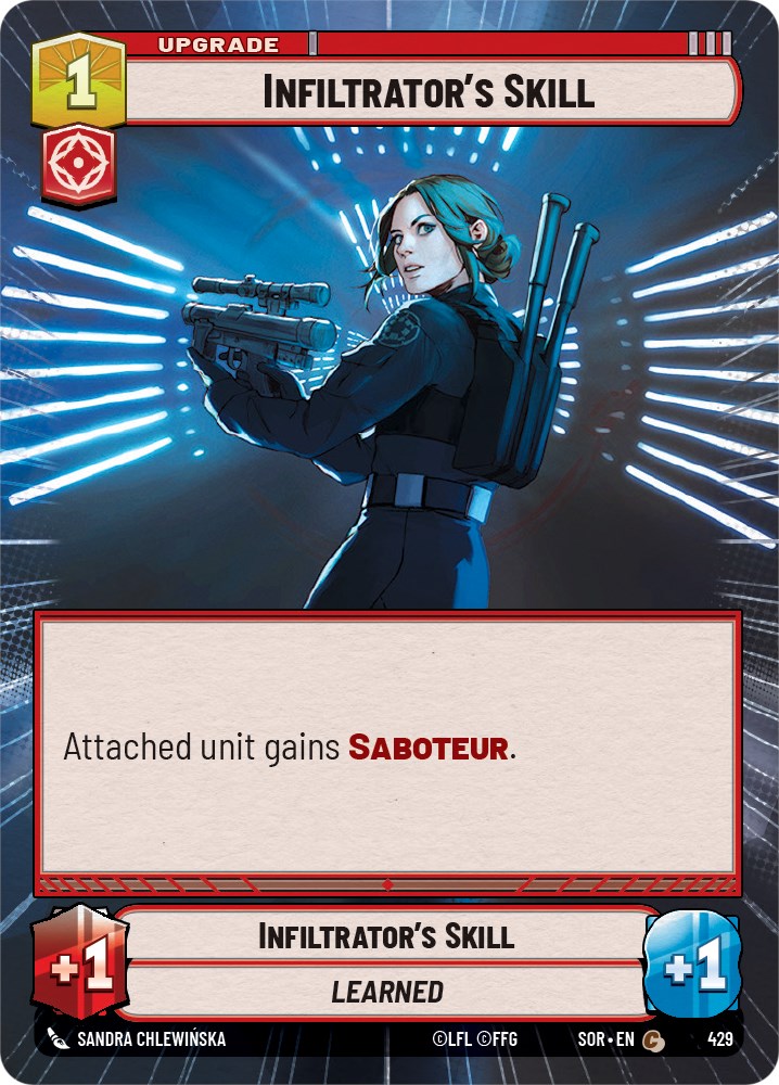 Infiltrator's Skill (Hyperspace) (429) [Spark of Rebellion] | Shuffle n Cut Hobbies & Games