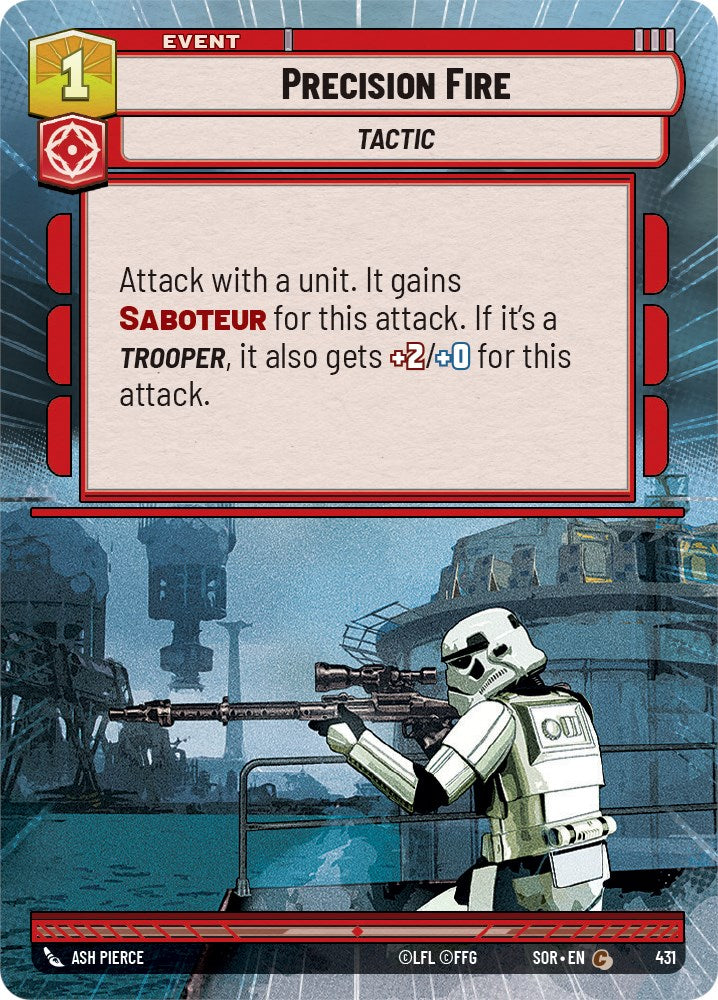 Precision Fire (Hyperspace) (431) [Spark of Rebellion] | Shuffle n Cut Hobbies & Games