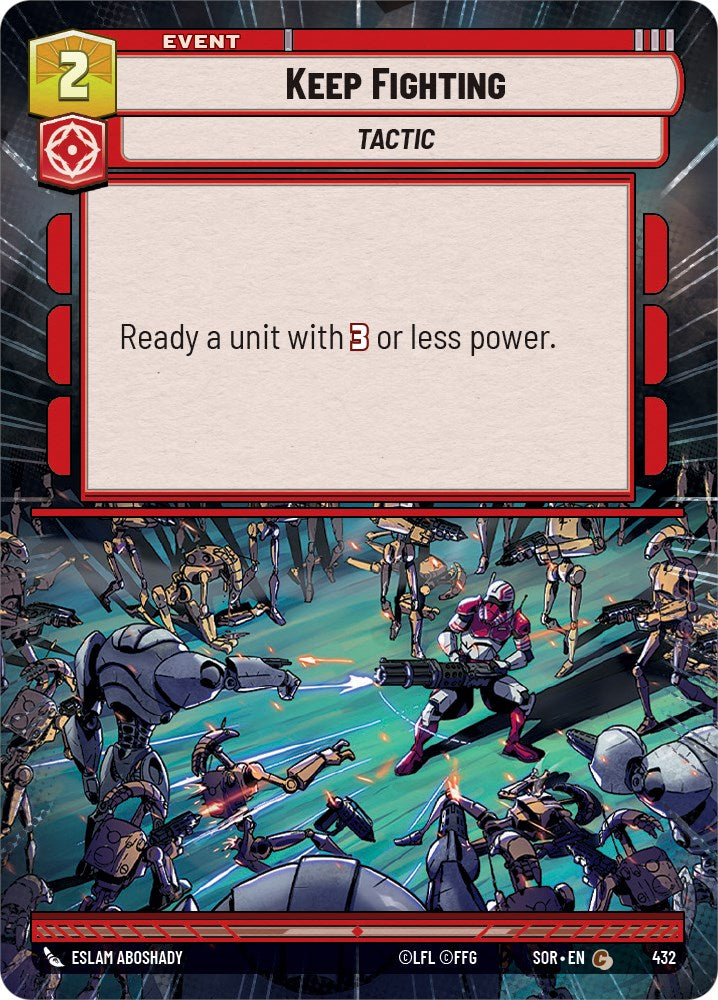 Keep Fighting (Hyperspace) (432) [Spark of Rebellion] | Shuffle n Cut Hobbies & Games