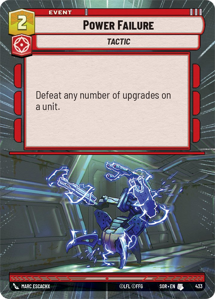 Power Failure (Hyperspace) (433) [Spark of Rebellion] | Shuffle n Cut Hobbies & Games