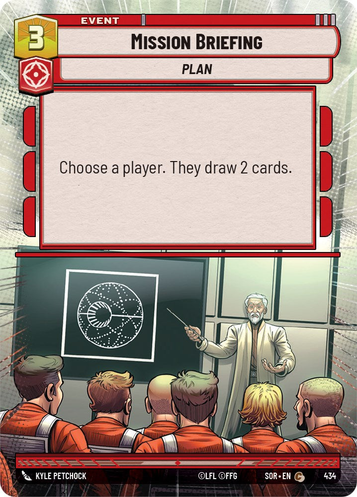 Mission Briefing (Hyperspace) (434) [Spark of Rebellion] | Shuffle n Cut Hobbies & Games