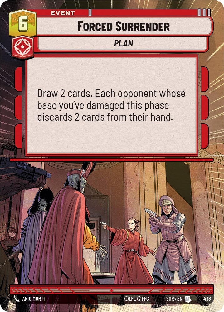 Forced Surrender (Hyperspace) (438) [Spark of Rebellion] | Shuffle n Cut Hobbies & Games