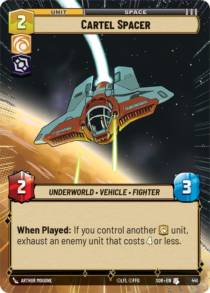 Cartel Spacer (Hyperspace) (441) [Spark of Rebellion] | Shuffle n Cut Hobbies & Games