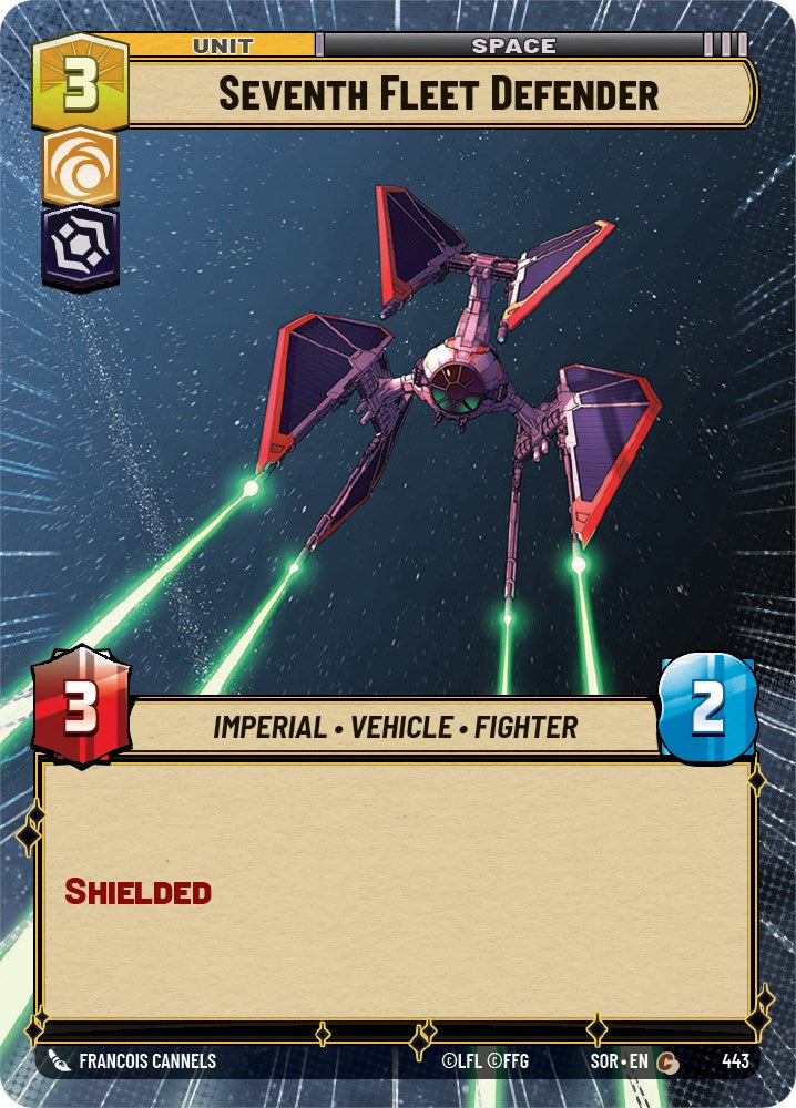 Seventh Fleet Defender (Hyperspace) (443) [Spark of Rebellion] | Shuffle n Cut Hobbies & Games