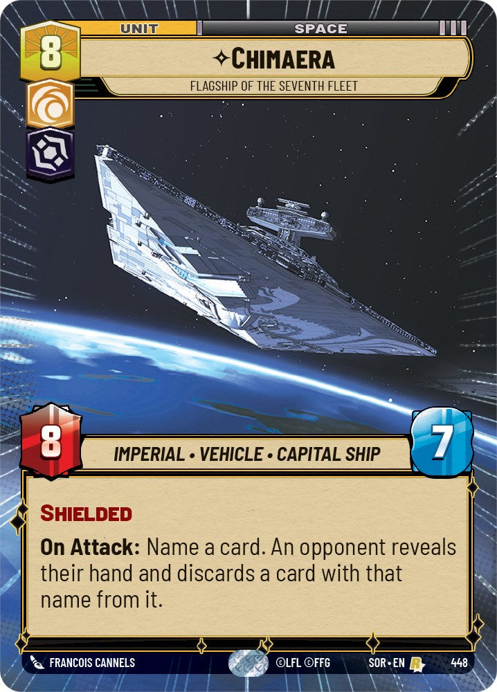 Chimaera - Flagship of the Seventh Fleet (Hyperspace) (448) [Spark of Rebellion] | Shuffle n Cut Hobbies & Games