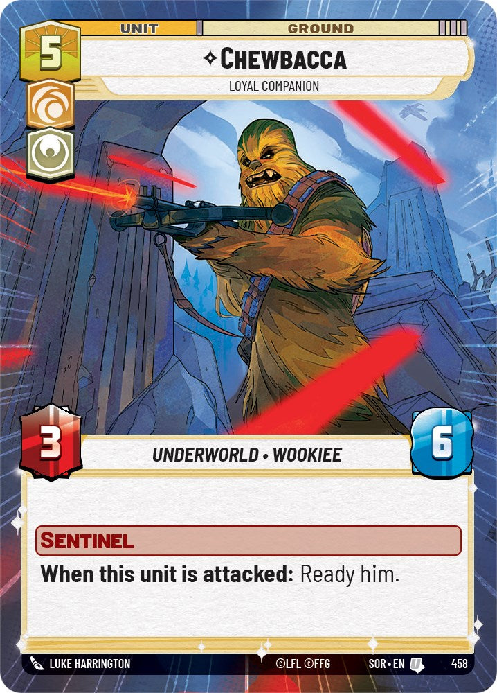 Chewbacca - Loyal Companion (Hyperspace) (458) [Spark of Rebellion] | Shuffle n Cut Hobbies & Games