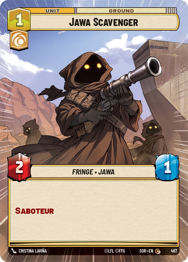 Jawa Scavenger (Hyperspace) (467) [Spark of Rebellion] | Shuffle n Cut Hobbies & Games