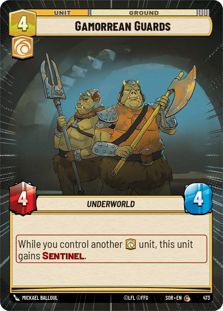Gamorrean Guards (Hyperspace) (473) [Spark of Rebellion] | Shuffle n Cut Hobbies & Games