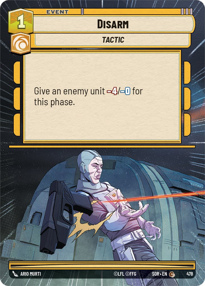 Disarm (Hyperspace) (478) [Spark of Rebellion] | Shuffle n Cut Hobbies & Games