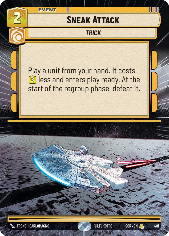Sneak Attack (Hyperspace) (481) [Spark of Rebellion] | Shuffle n Cut Hobbies & Games