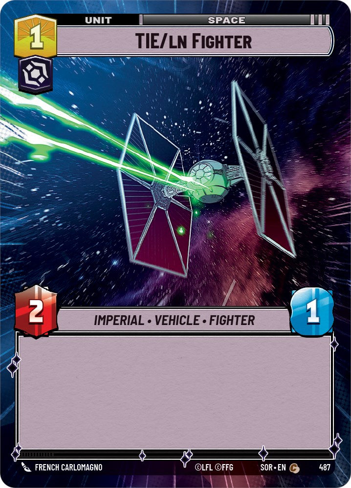 TIE/ln Fighter (Hyperspace) (487) [Spark of Rebellion] | Shuffle n Cut Hobbies & Games