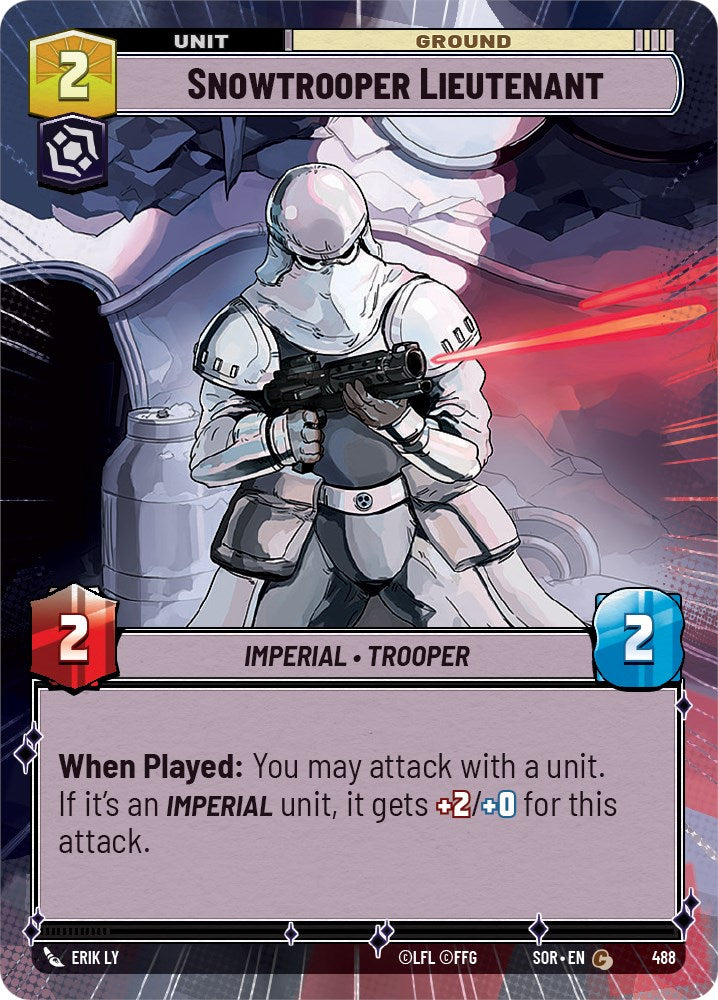 Snowtrooper Lieutenant (Hyperspace) (488) [Spark of Rebellion] | Shuffle n Cut Hobbies & Games