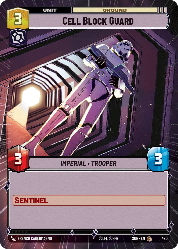 Cell Block Guard (Hyperspace) (490) [Spark of Rebellion] | Shuffle n Cut Hobbies & Games