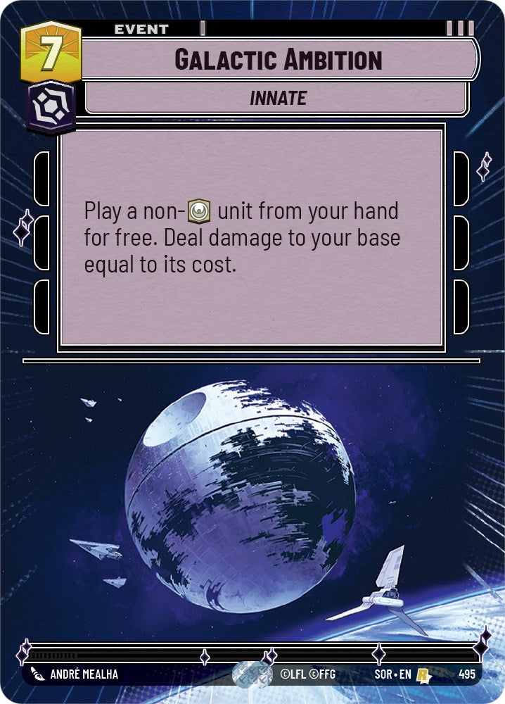 Galactic Ambition (Hyperspace) (495) [Spark of Rebellion] | Shuffle n Cut Hobbies & Games