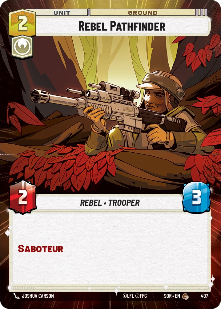 Rebel Pathfinder (Hyperspace) (497) [Spark of Rebellion] | Shuffle n Cut Hobbies & Games