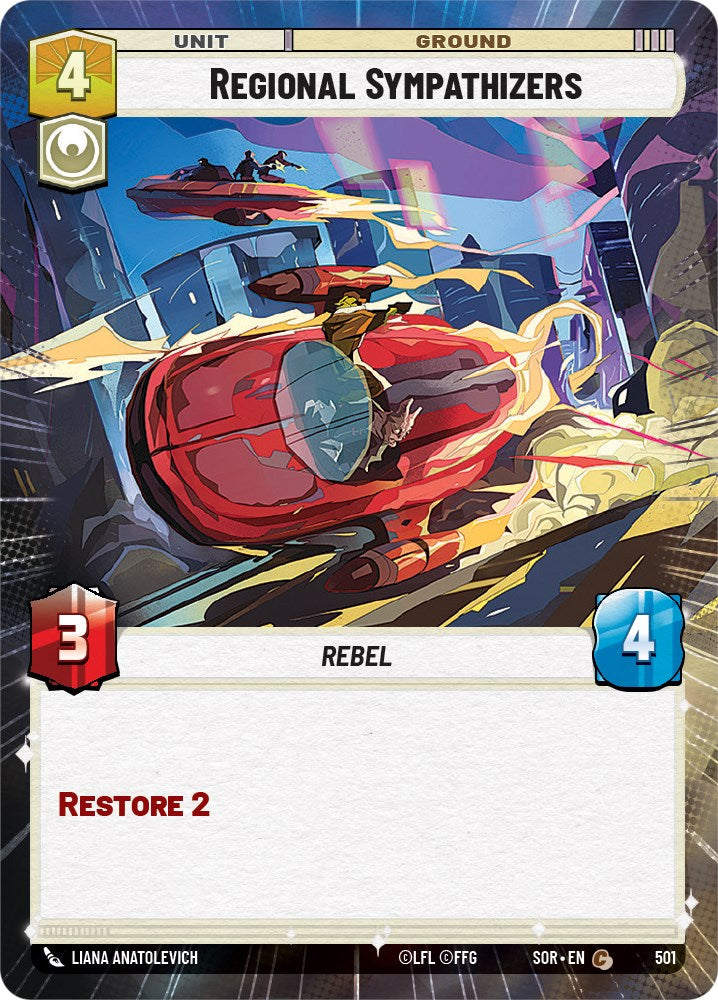 Regional Sympathizers (Hyperspace) (501) [Spark of Rebellion] | Shuffle n Cut Hobbies & Games