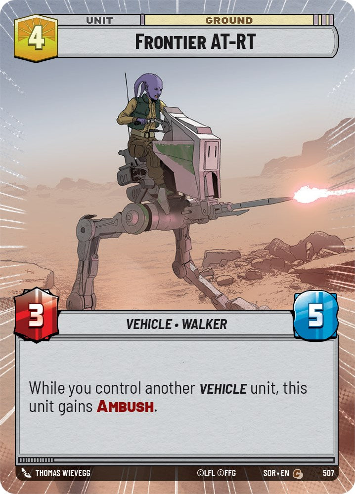 Frontier AT-RT (Hyperspace) (507) [Spark of Rebellion] | Shuffle n Cut Hobbies & Games