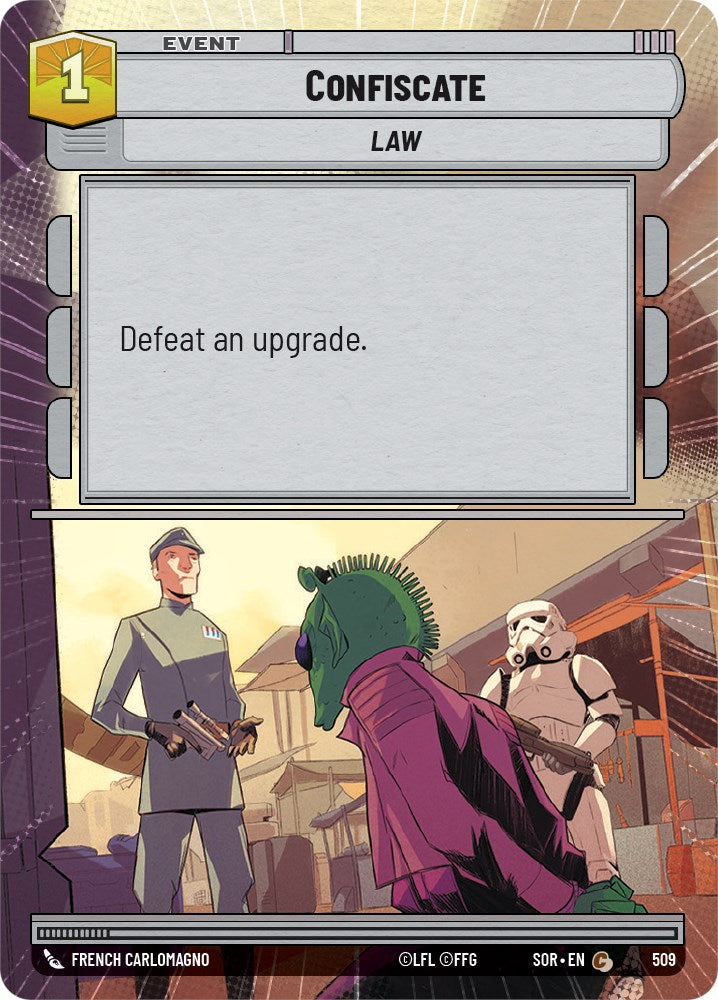 Confiscate (Hyperspace) (509) [Spark of Rebellion] | Shuffle n Cut Hobbies & Games