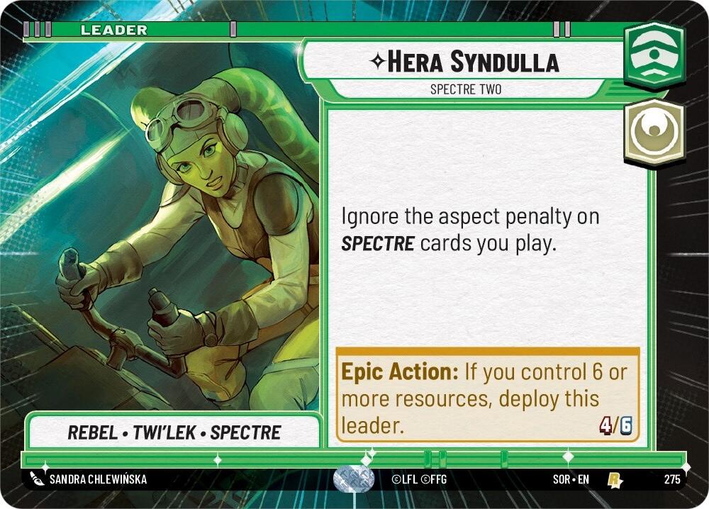 Hera Syndulla - Spectre Two (Hyperspace) (275) [Spark of Rebellion] | Shuffle n Cut Hobbies & Games