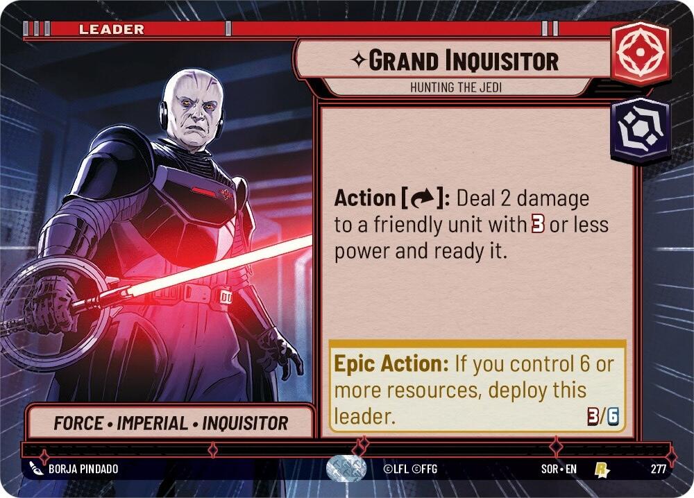 Grand Inquisitor - Hunting the Jedi (Hyperspace) (277) [Spark of Rebellion] | Shuffle n Cut Hobbies & Games