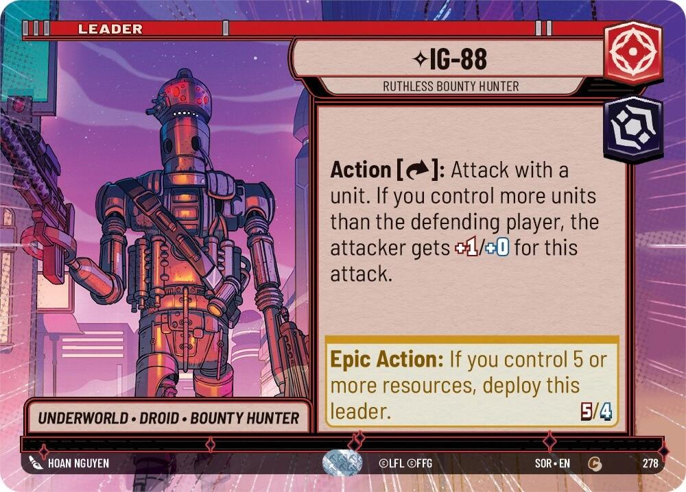 IG-88 - Ruthless Bounty Hunter (Hyperspace) (278) [Spark of Rebellion] | Shuffle n Cut Hobbies & Games